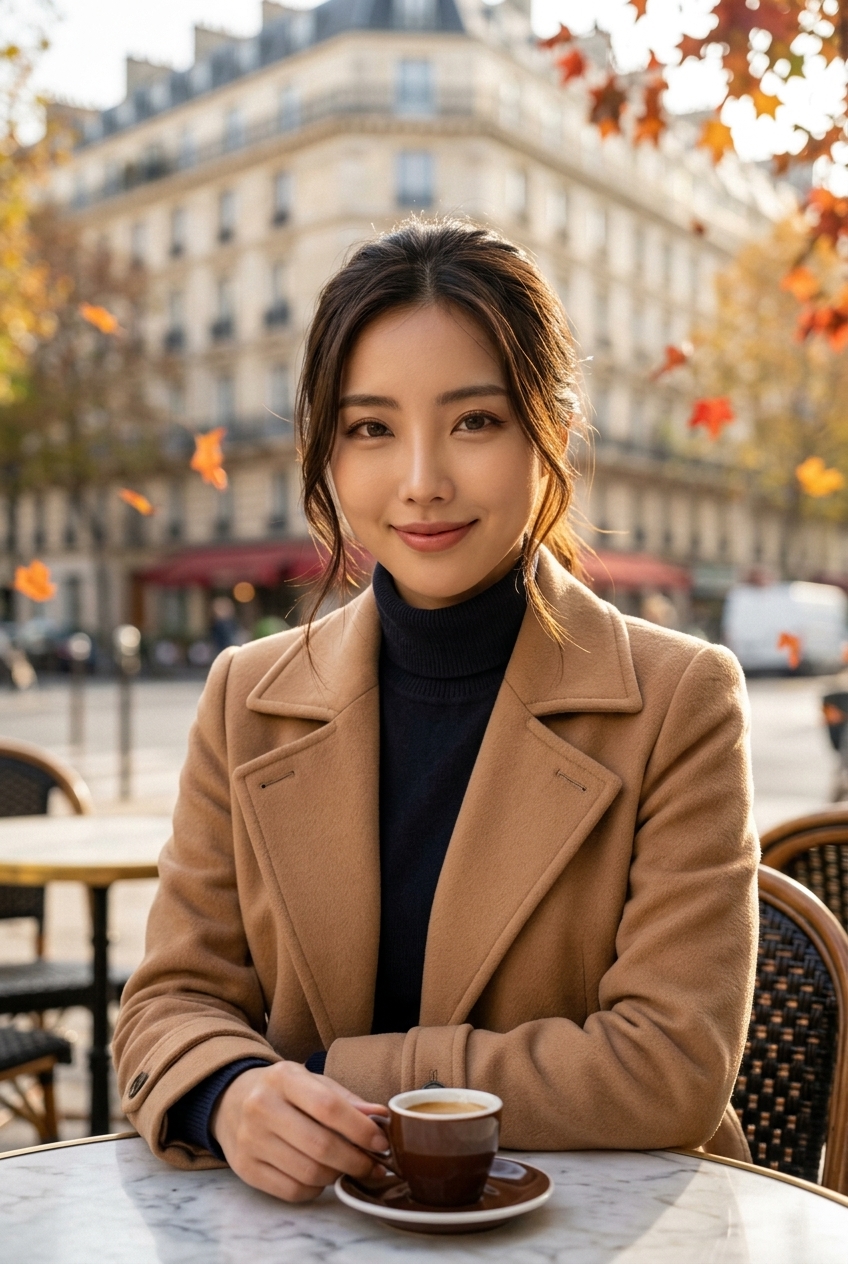 Autumn in Paris Cafe