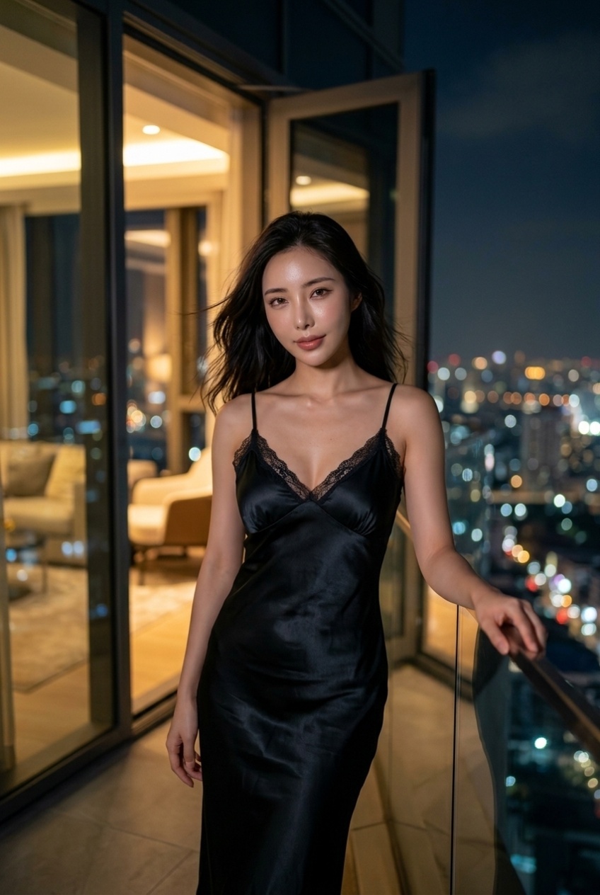Midnight Penthouse Slip