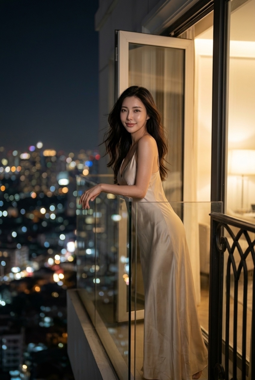 Midnight Terrace Silk